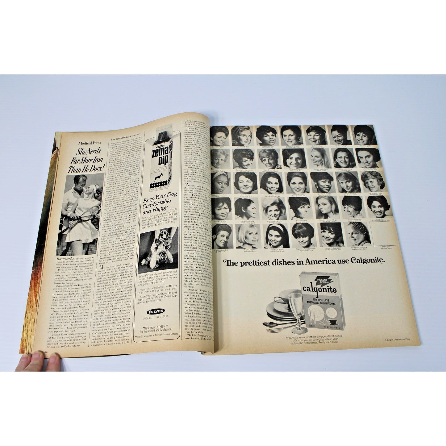 1968 September Ladies' Home Journal- Ted Kennedy, Maud Adams, Vintage Ads, Retro