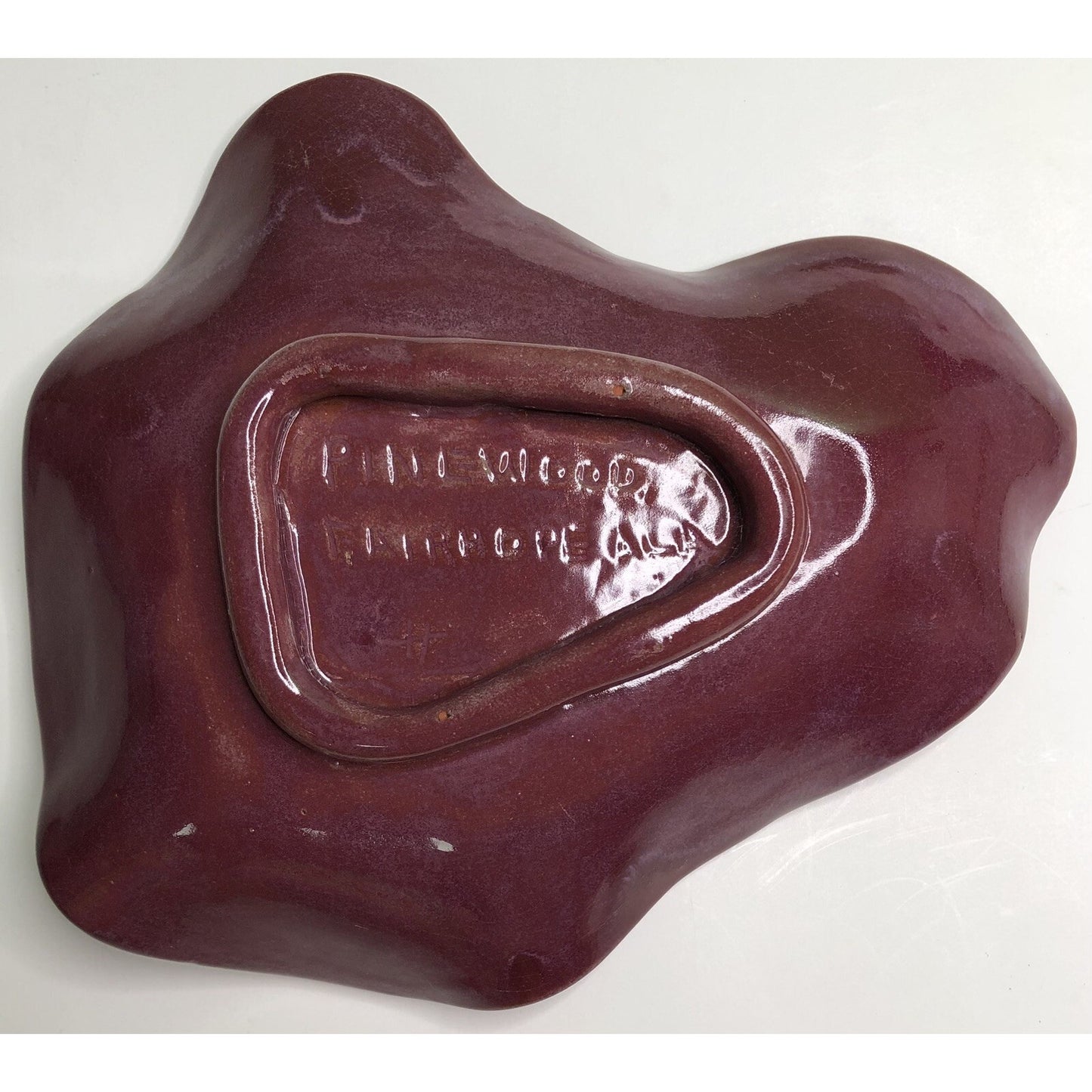 Rare Vintage Pinewood Pottery ASHTRAY TRINKET TRAY By EDITH HARWELL Fairhope AL