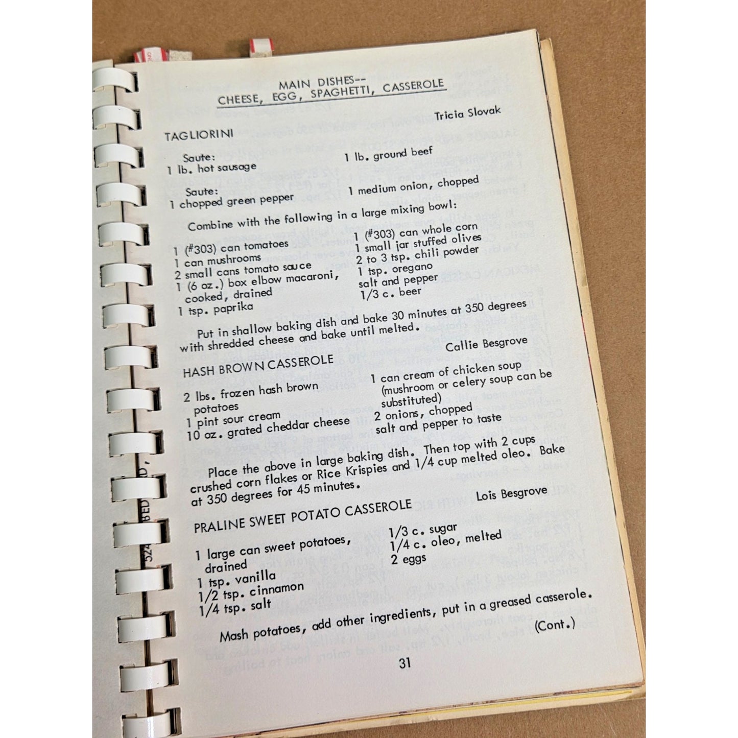 Vintage 1970s Community Cookbook St. Michael's Catholic Church - Spiral Bound