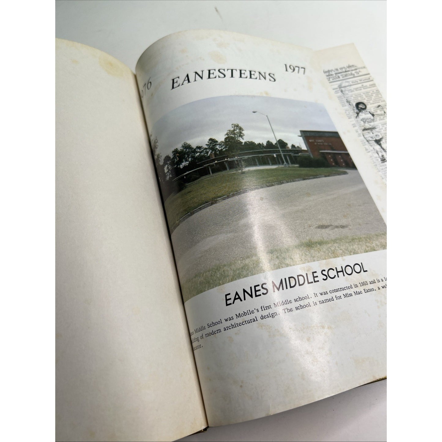 Mae Eanes Teens Middle School Yearbook 1976-1977 Mobile Alabama AL Jr. High