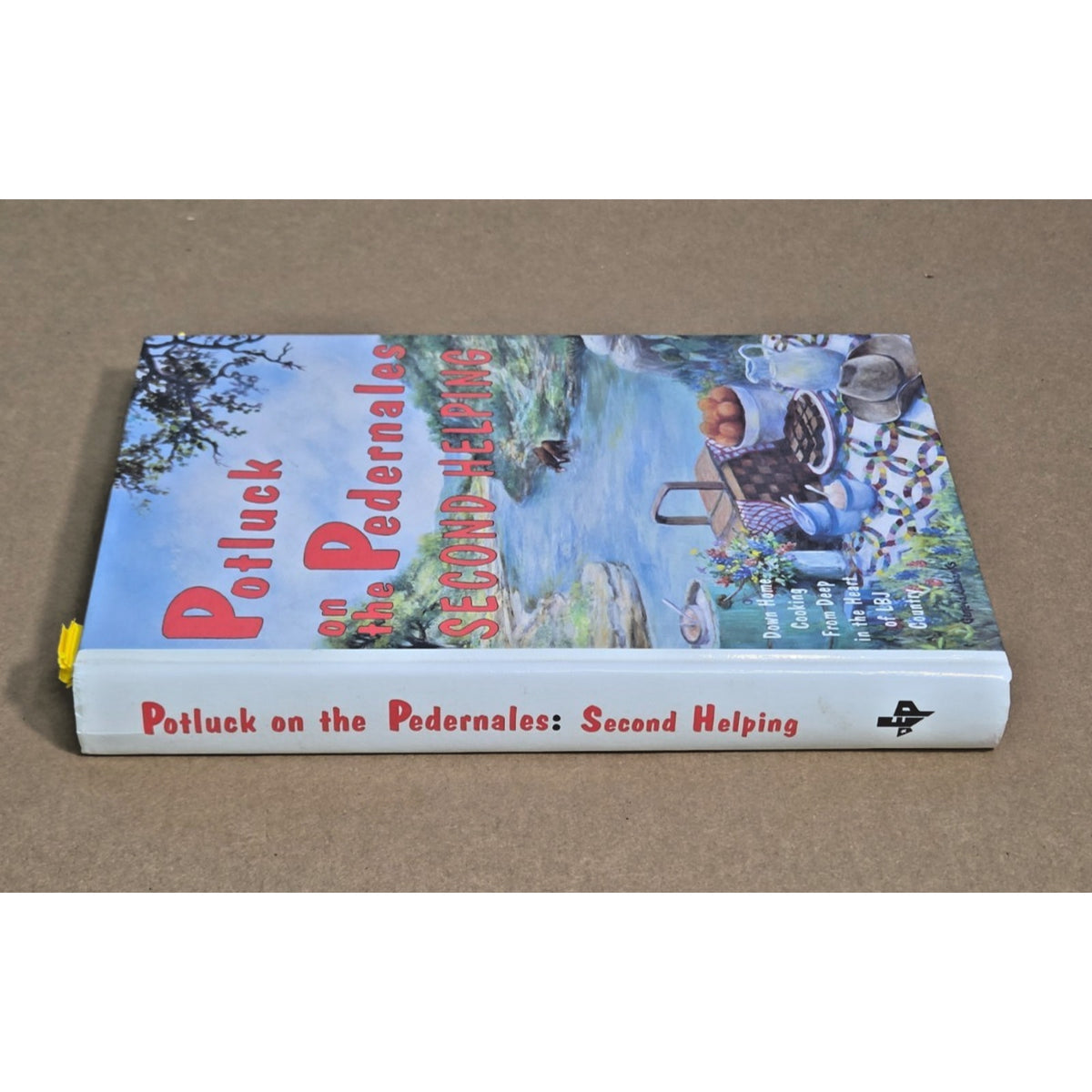 Vintage 1993 Potluck on the Pedernales Second Helping Cookbook Texas 1st Edition