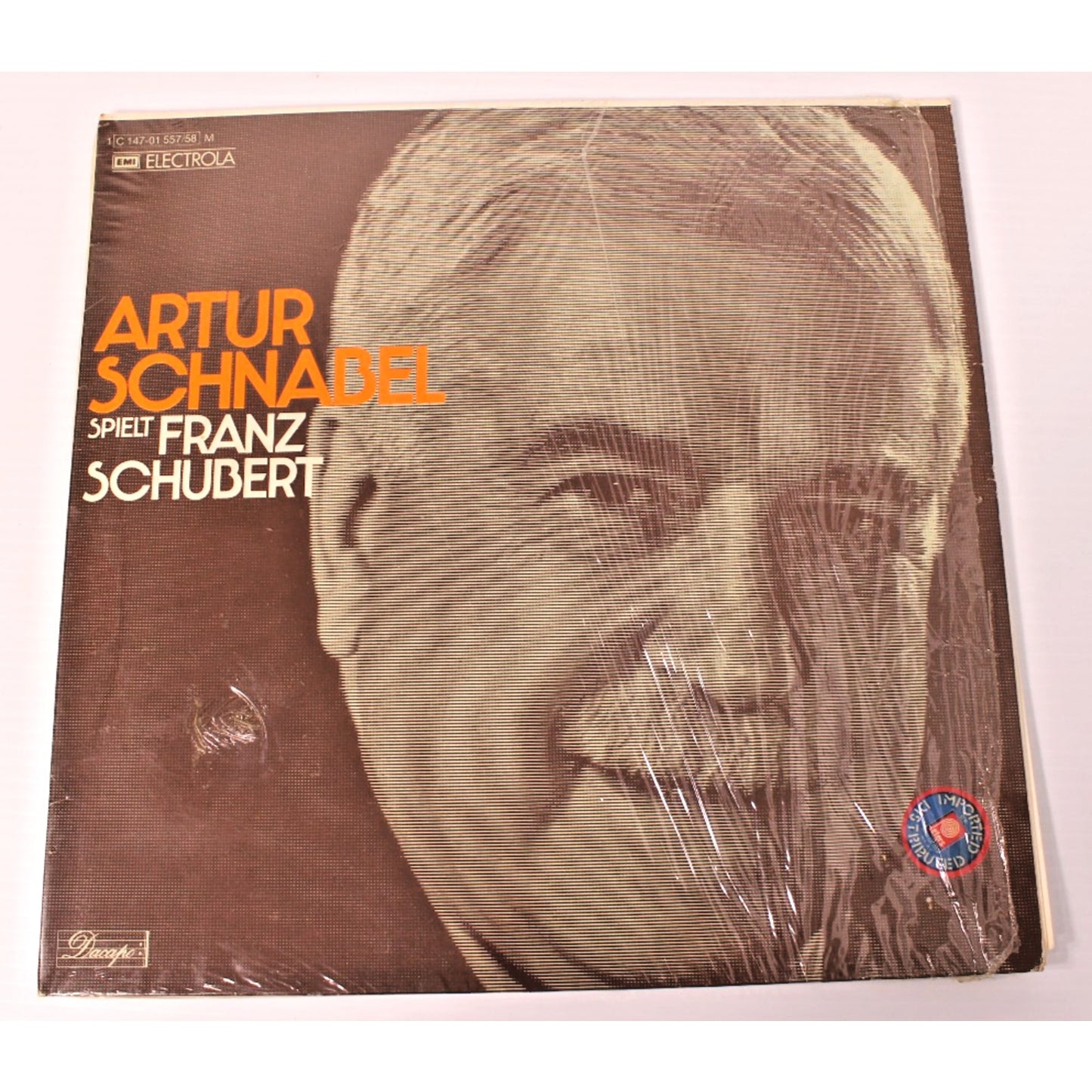 Arthur Schnabel- Spielt FRANZ SCHUBERT Gatefold Classical Vinyl EMI Import- NM!