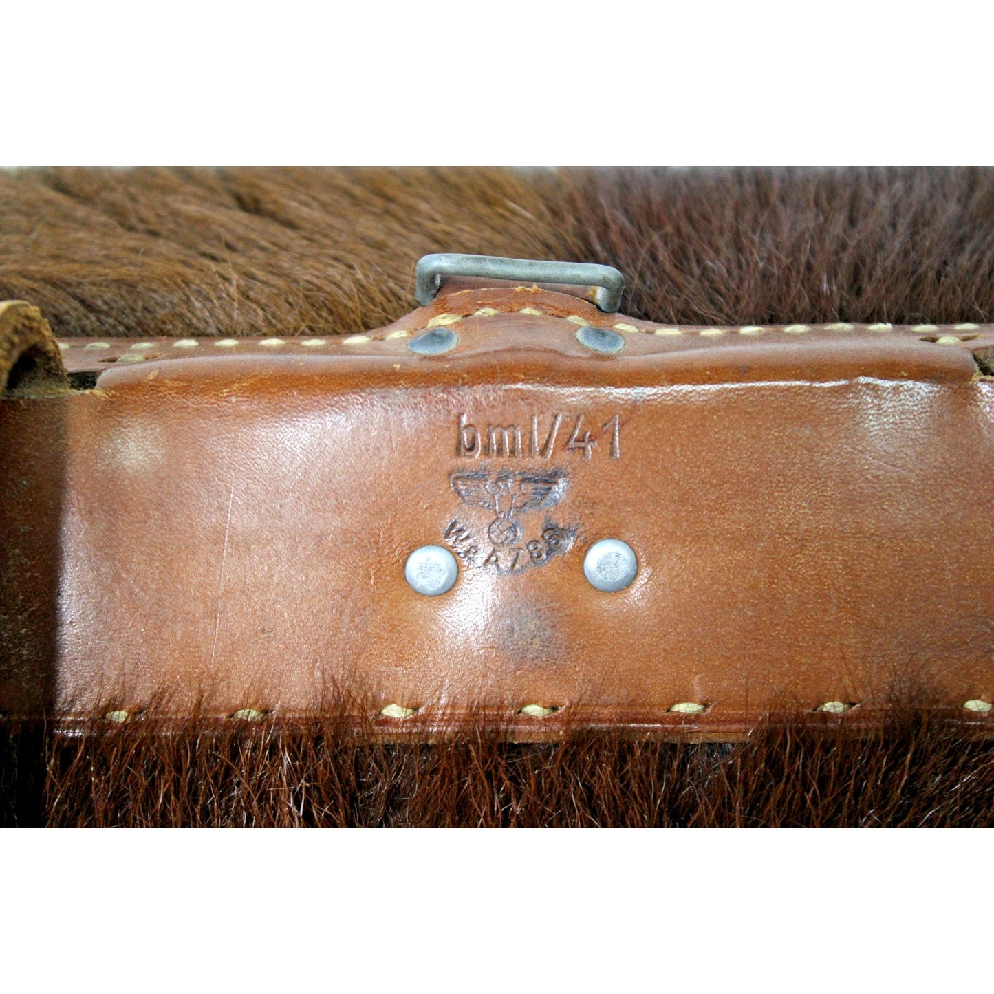 Original WWII German Wehrmacht Radio Signalman's Horse Hair M34 Backpack No. 1