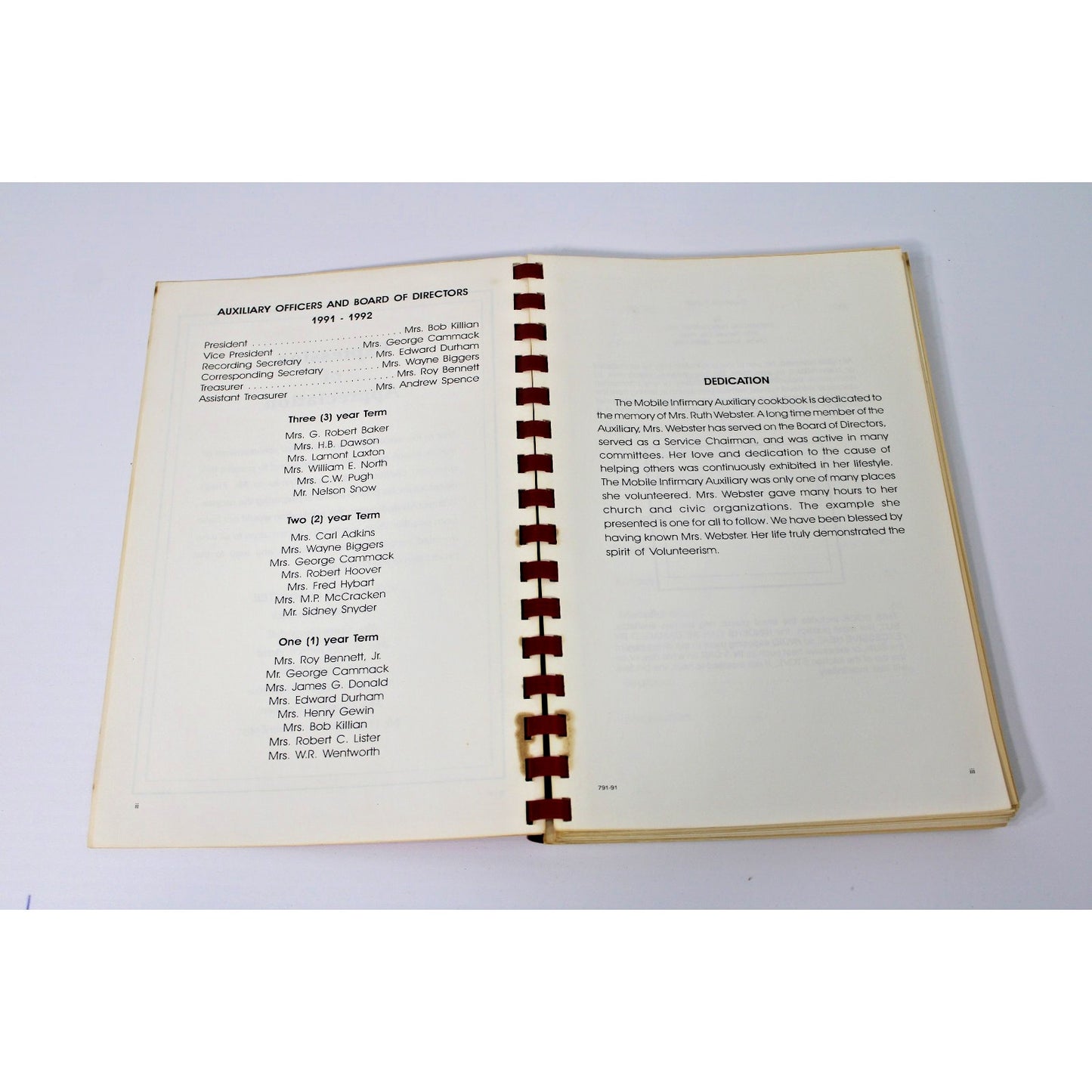 1992 Mobile Infirmary Auxialiary Cookbook, Regional Alabama Recipes