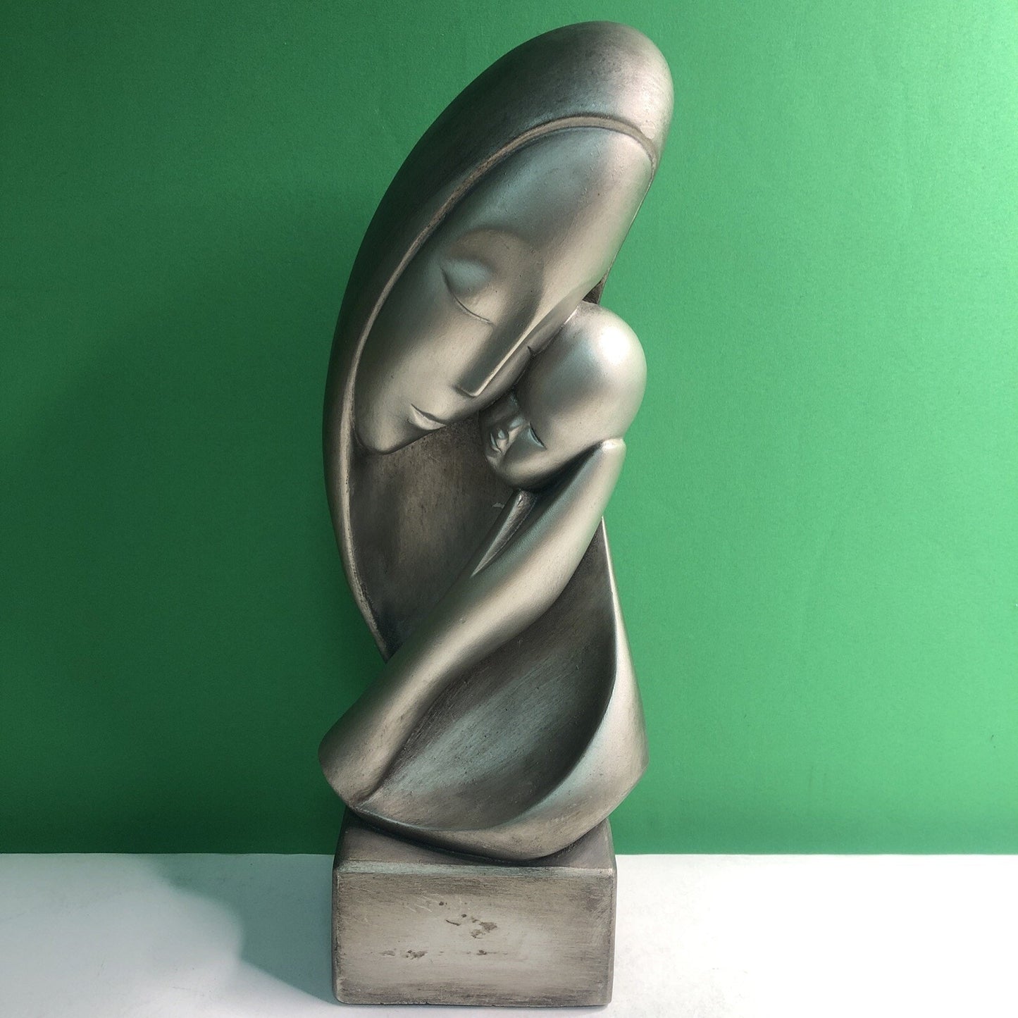 1962 Artistic Royal Krafts Madonna Baby Jesus Child Sculpture by Brower #1654