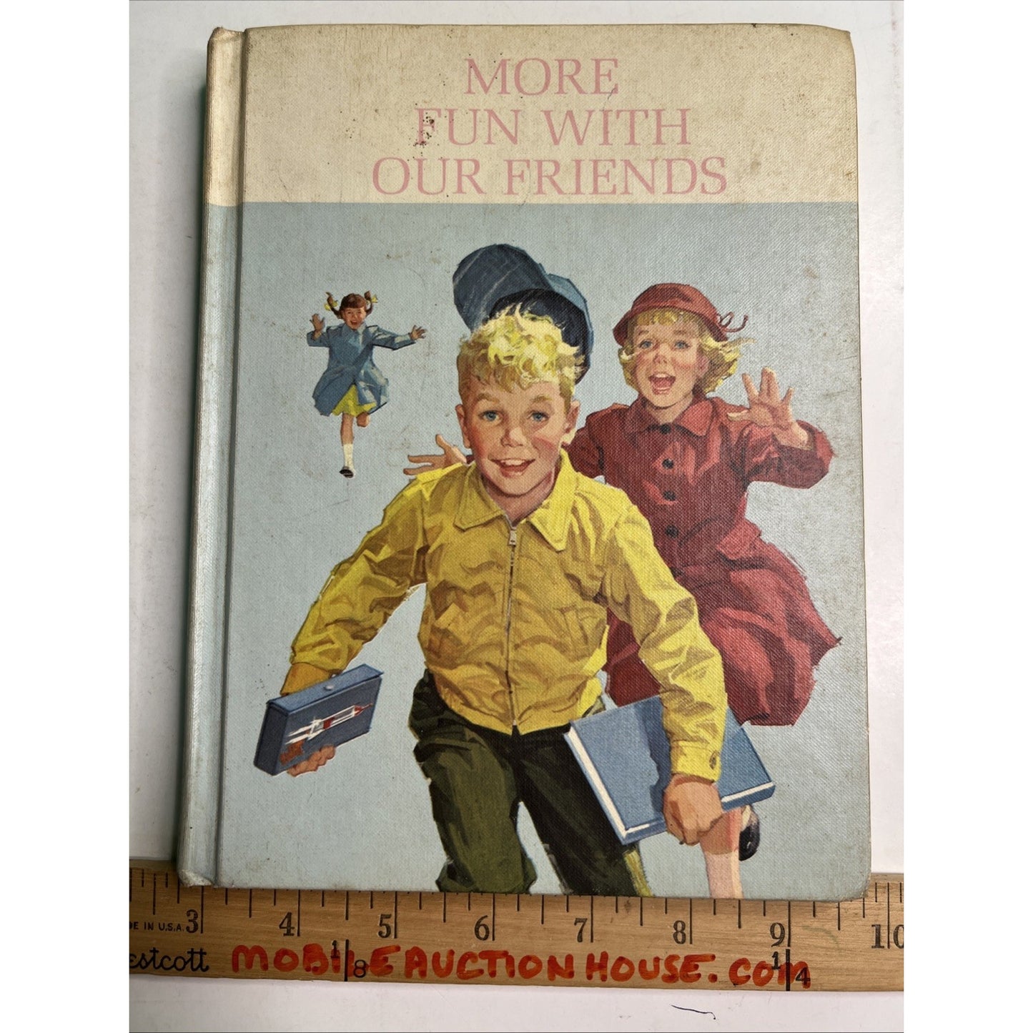 Vintage "More Fun With Our Friends" Hardbound Book By The New Basic Readers 1962