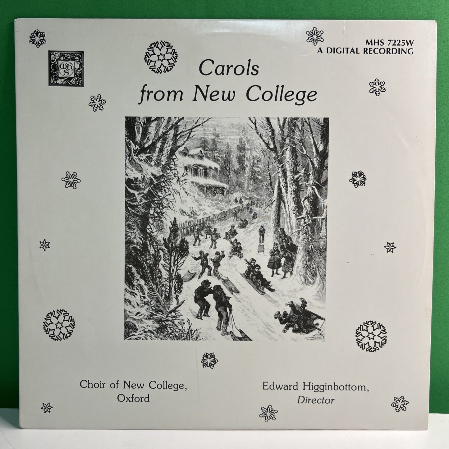 MHS 7225W Carols From New College Choir Oxford 1985 LP Record Vinyl