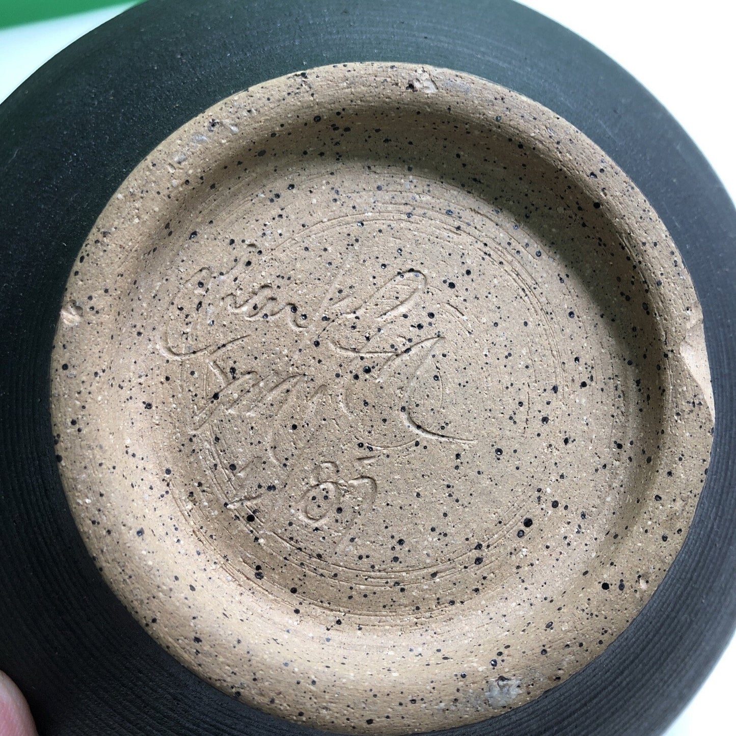 1985 CHARLES SMITH Art Pottery Vase Planter African American- Mobile, Alabama