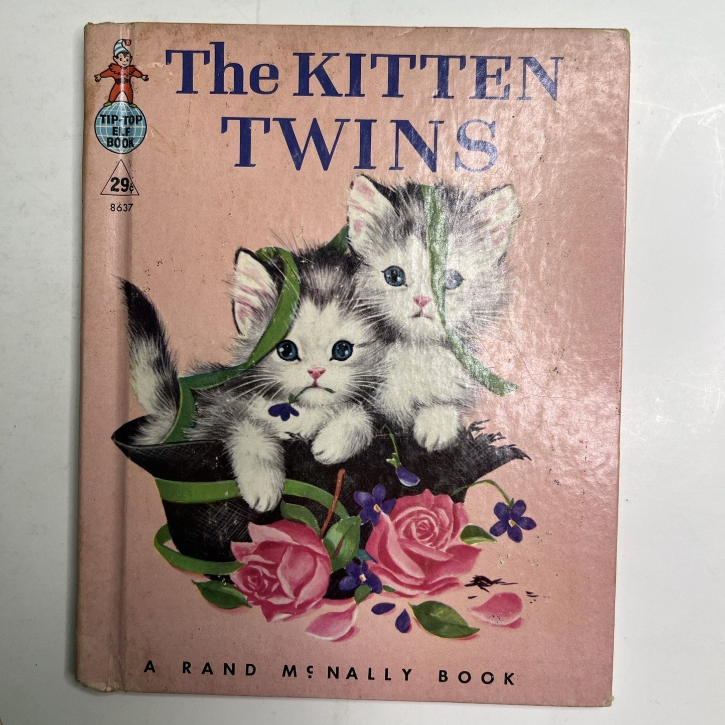 The Kitten Twins Rand McNally Tip-Top Elf Book 1960 Helen Wing Elizabeth Webbe