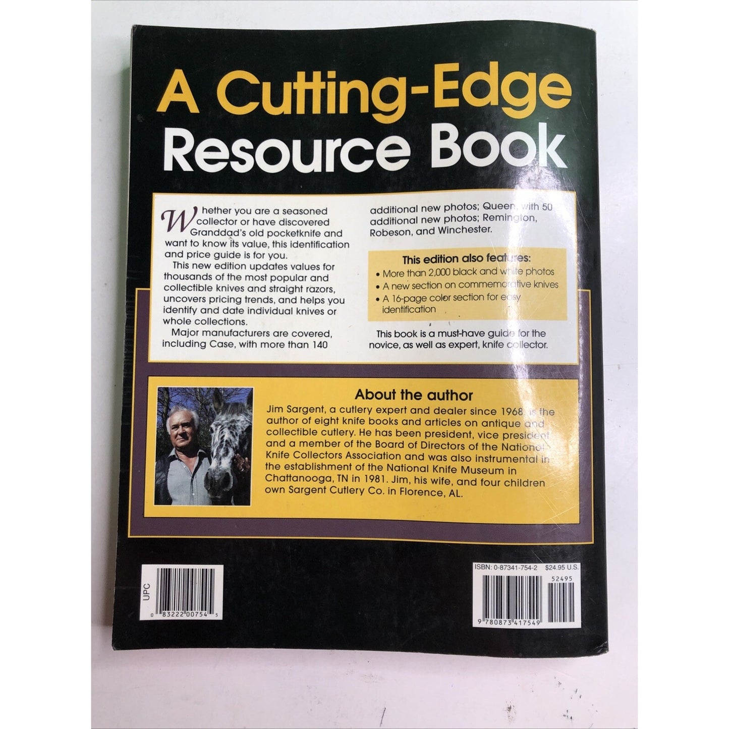 American Premium Guide to Knives & Razors ID Value Guide Jim Sargent 5th Edition
