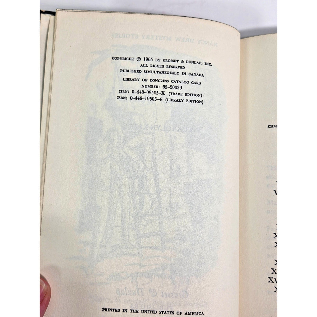 Vintage Nancy Drew The Secret of Shadow Ranch Volume 5 Grosset and Dunlap