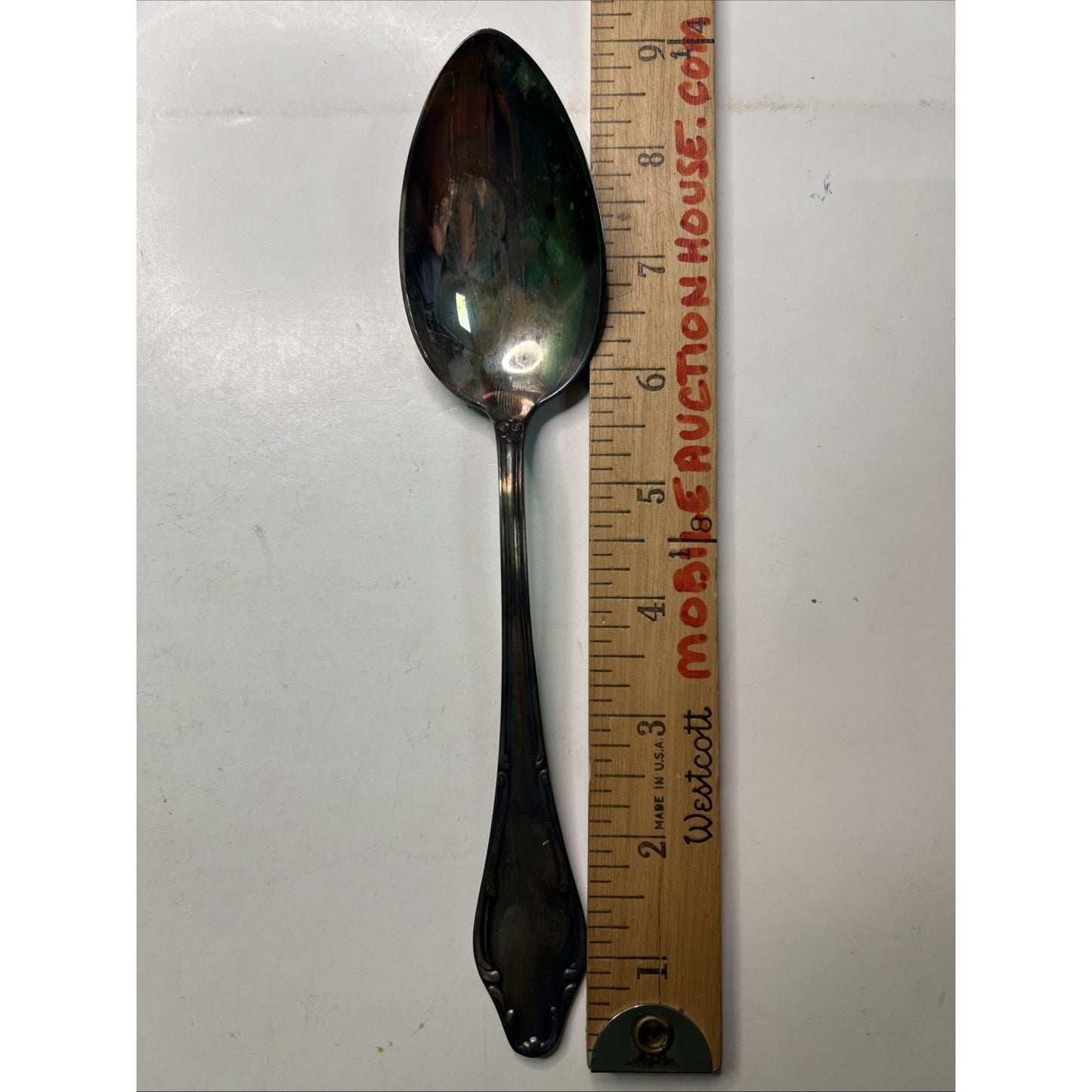 Antique Wellner Germany Silver Plated Serving Spoon Set 11 Total Boxed
