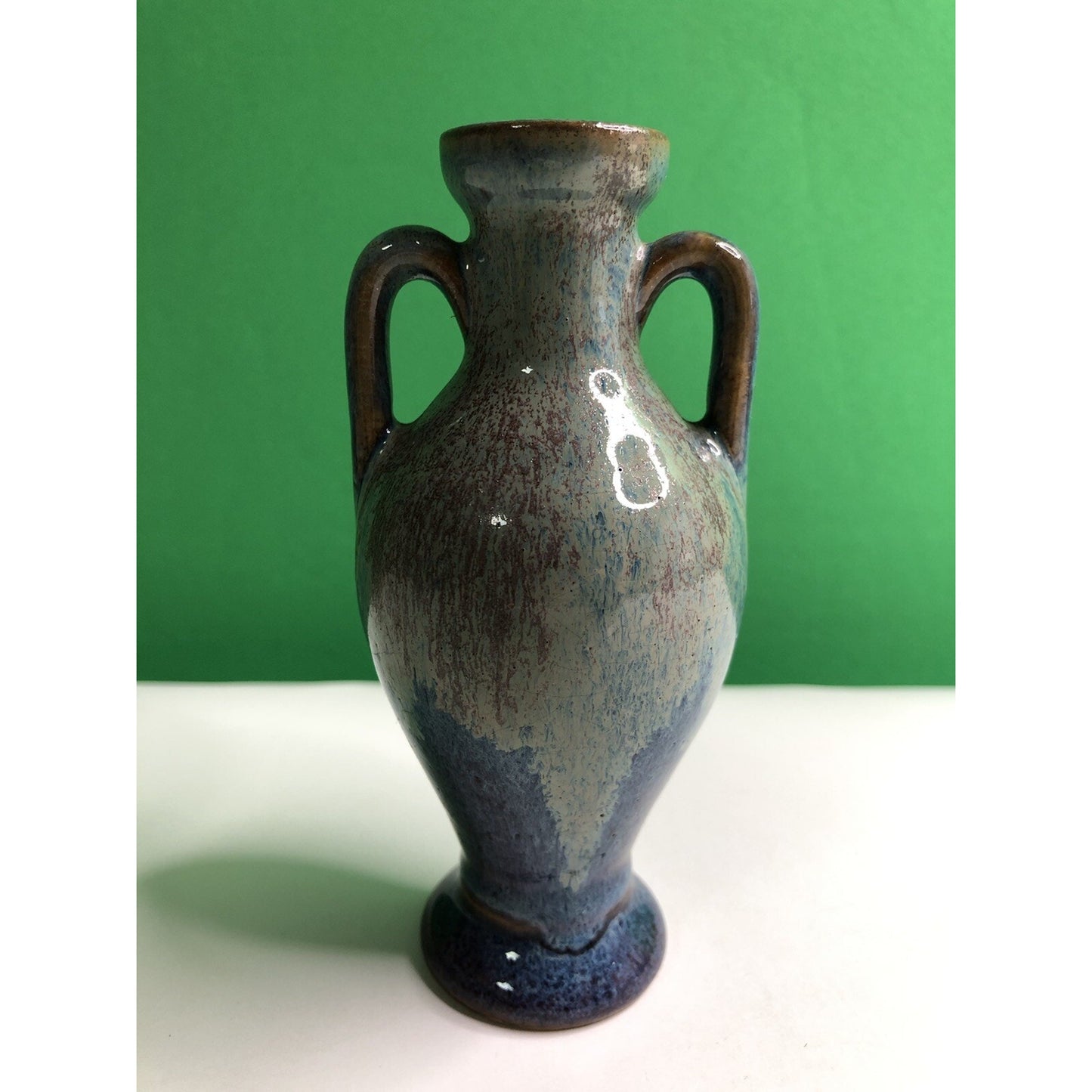 1920’s COINTREAU FRERES Figural Mini BOTTLE Ewer France Double Handled Glazed