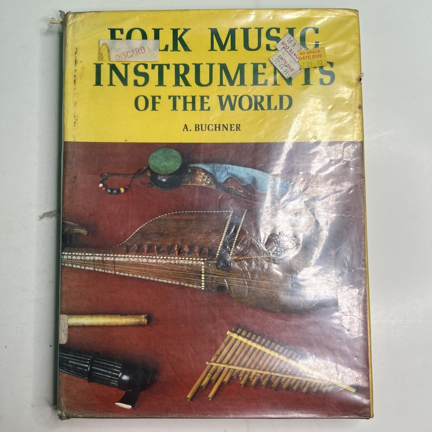 FOLK MUSIC INSTRUMENTS OF THE WORLD BY A BUCHNER 1971 HC Ex Library