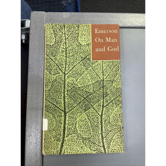 Ralph Waldo Emerson On Man & God by Peter Pauper Press 1961 1st Edition HC