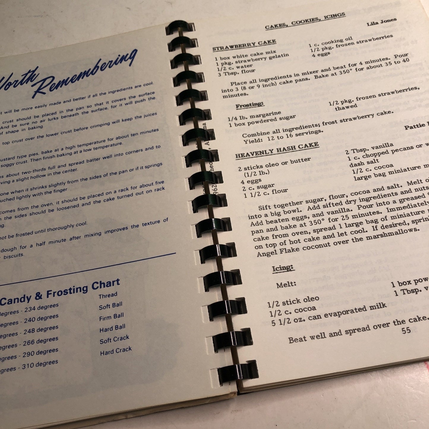 1987 Cookbook Mobile Alabama Abba Temple Shriners Abbaettes Recipes