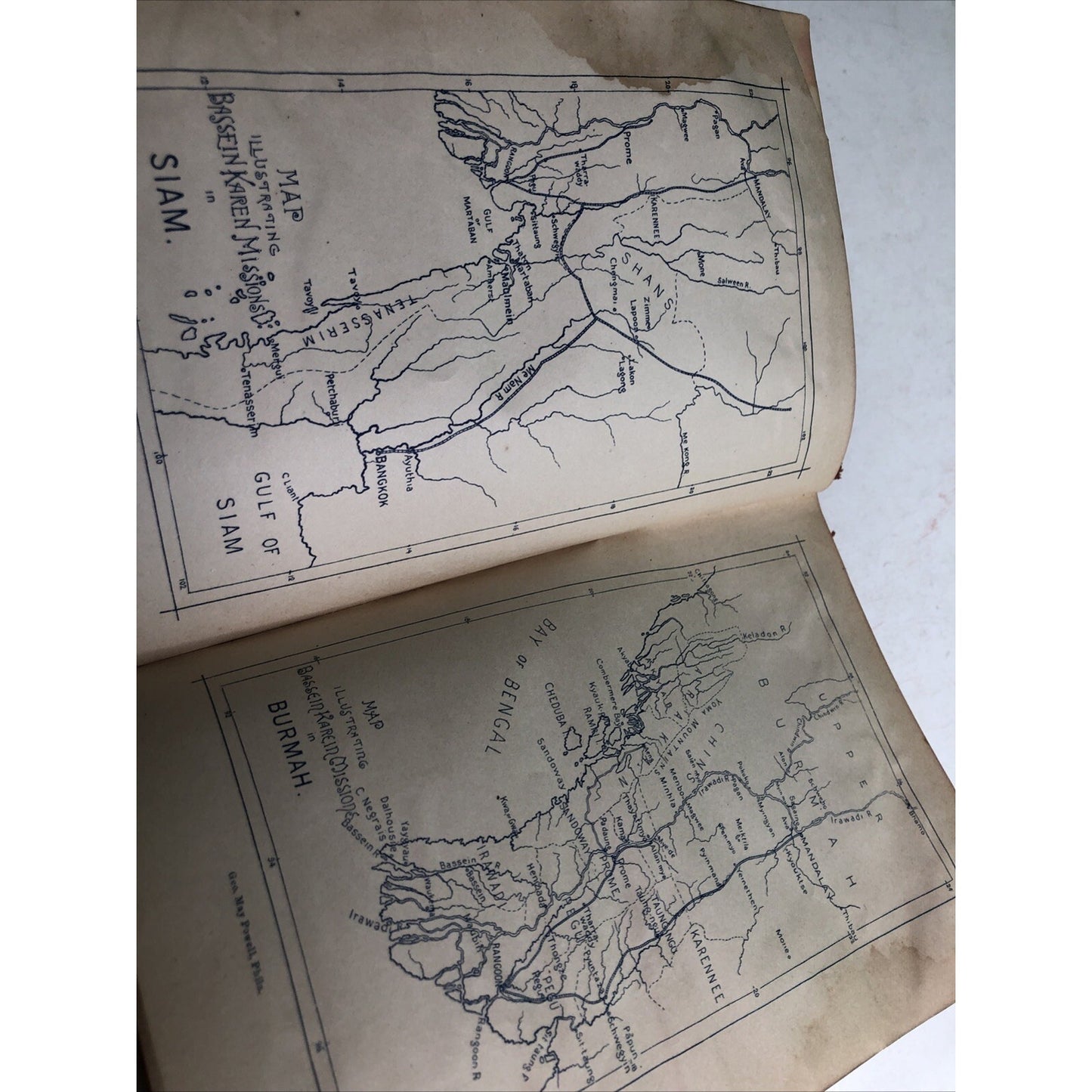 The Story Of The Karen Mission In Bassein 1838-1890 HC 1st Edition 1891 Issues