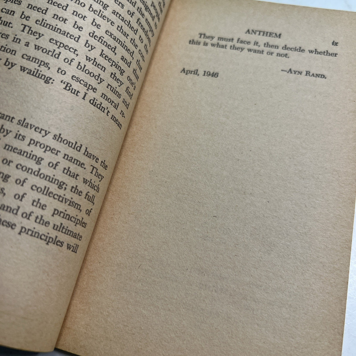 Ayn Rand Lot 2 Anthem & Capitalism Signet PB