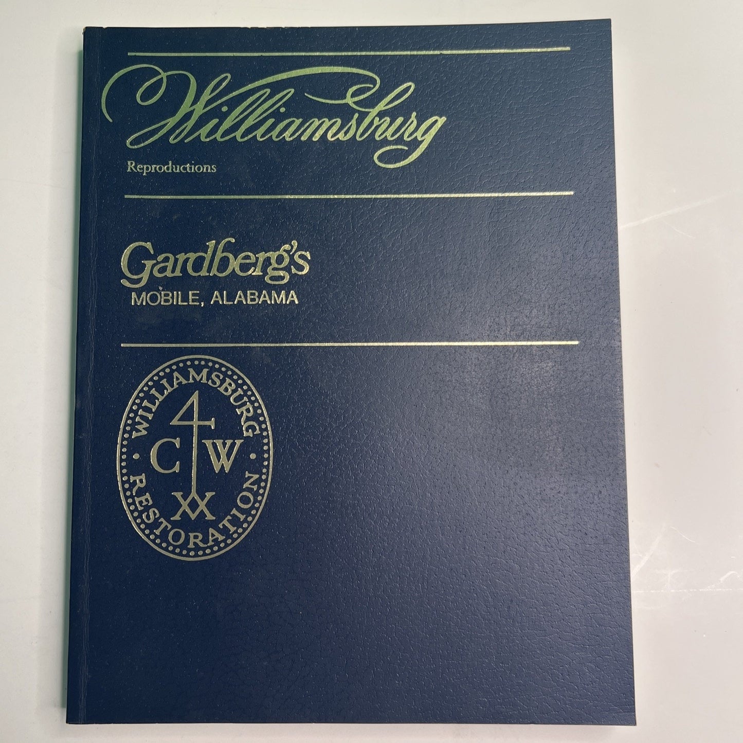 1982 Williamsburg Reproductions Craft House Catalog Gardberg’s Mobile Alabama
