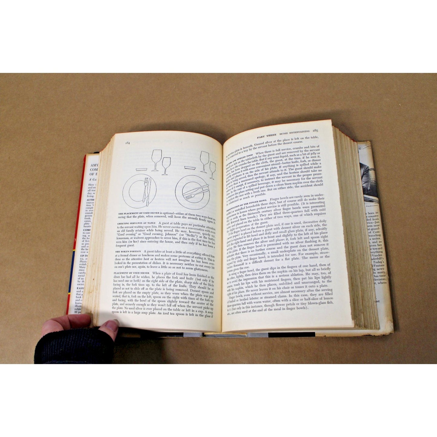 Amy Vanderbilt’s Complete Book of Etiquette 1958 Book Club Ed. HC/DJ w/ Warhol