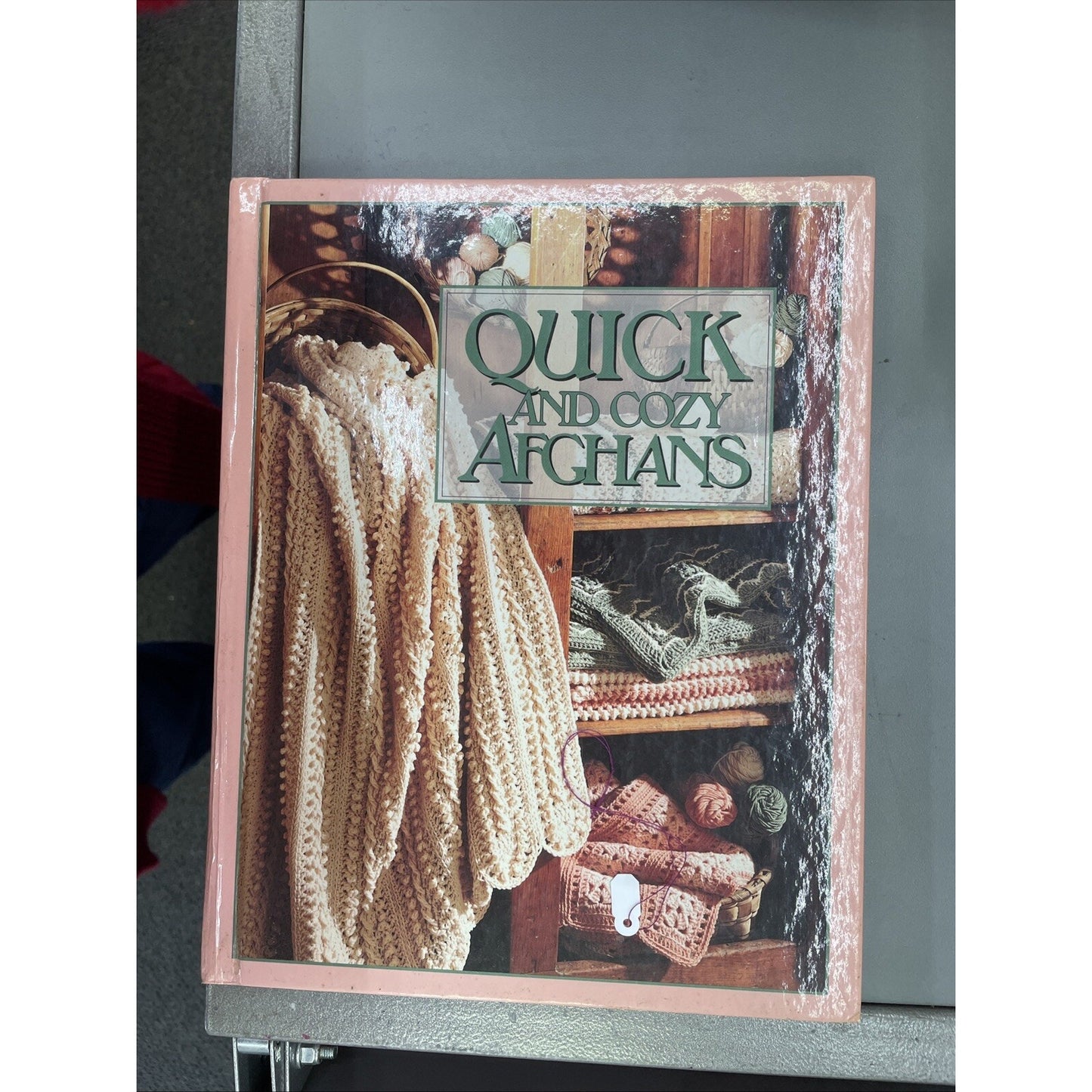 1994 Leisure Arts Quick and Cozy Afghans Linda Luder HC Crochet Patterns 127 Pgs