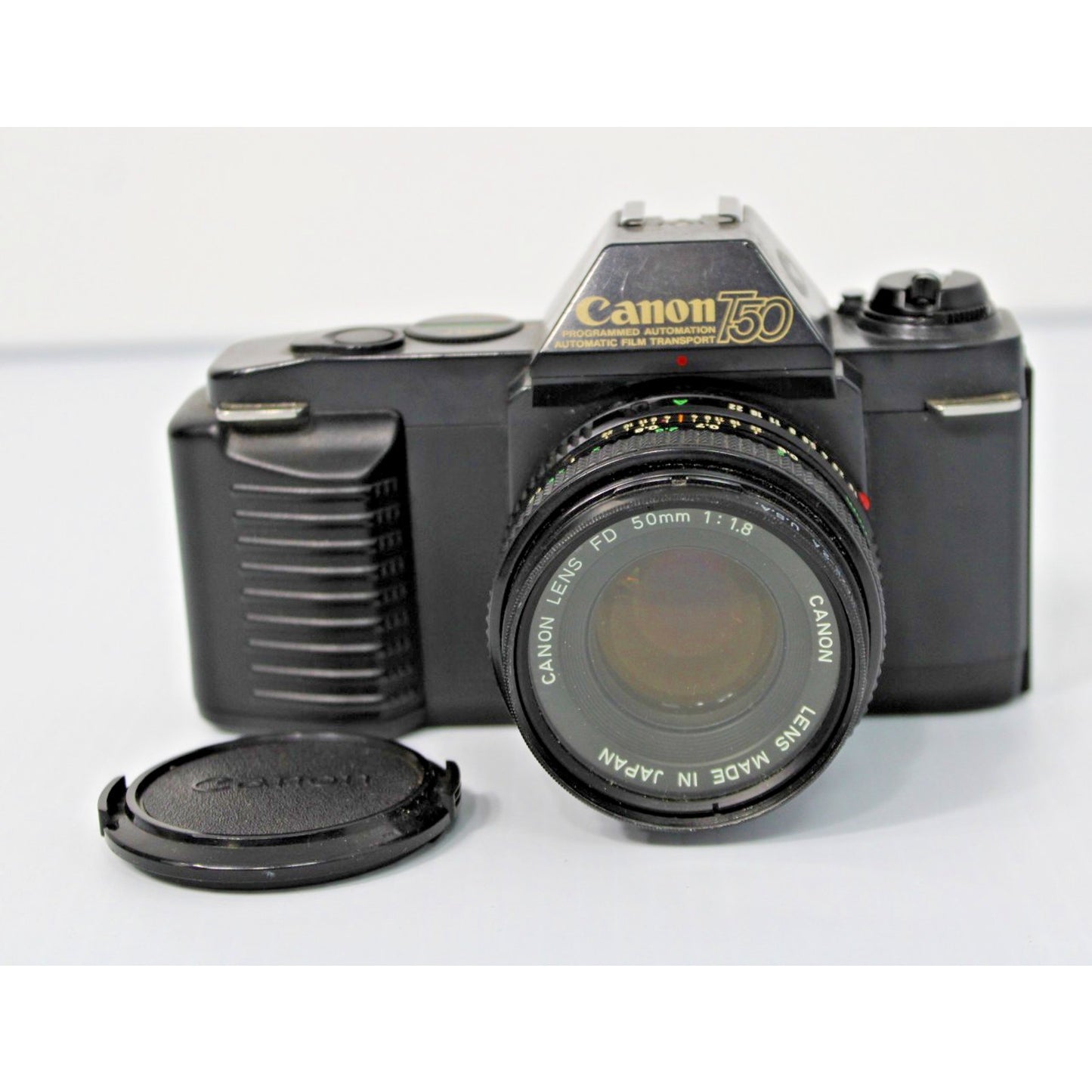 Vintage Canon T50 35mm Automatic SLR Camera with 50mm Lens