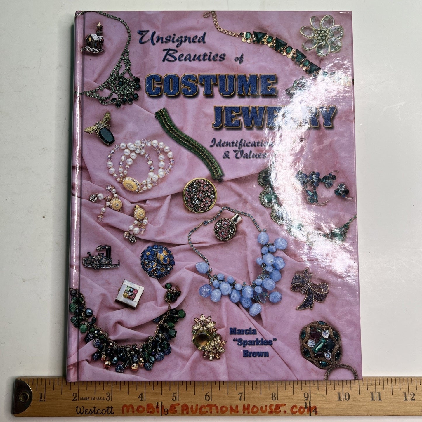 Unsigned Beauties of Costume Jewelry Marcia Sparkles Brown 2000 HC Illustrated