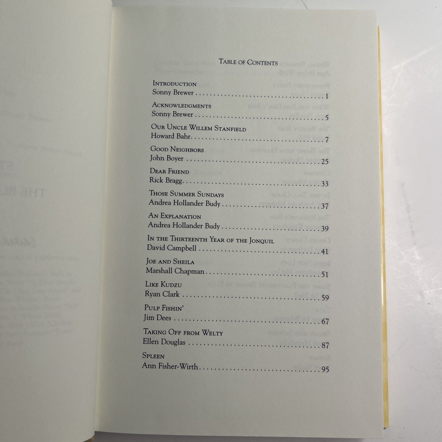 STORIES FROM THE BLUE MOON CAFE IV EDITED by SONNY BREWER *Signed* 2005 HC DJ