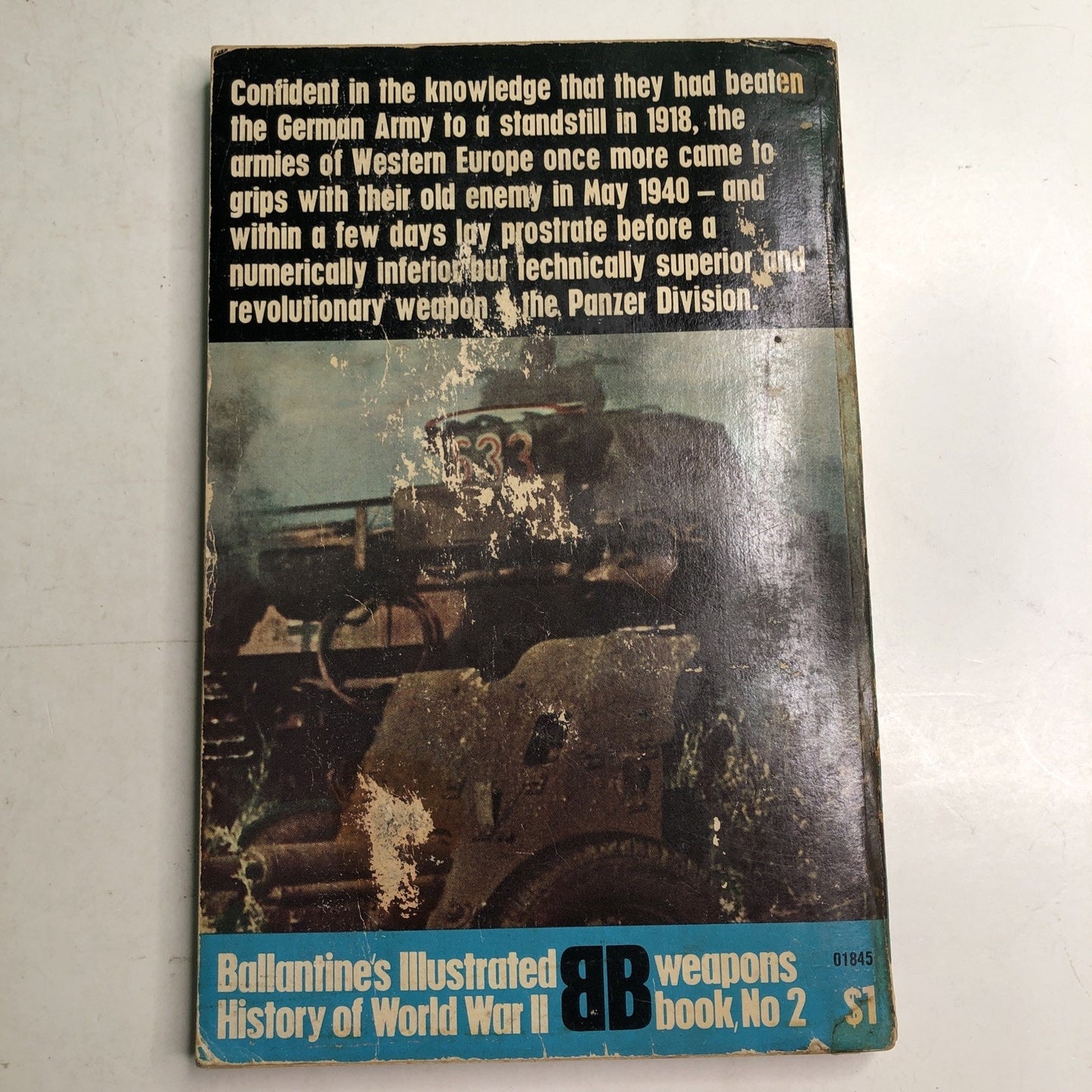 PANZER DIVISION The Mailed Fist BALLANTINE'S WEAPONS BOOK #2 WW2 by Macksey