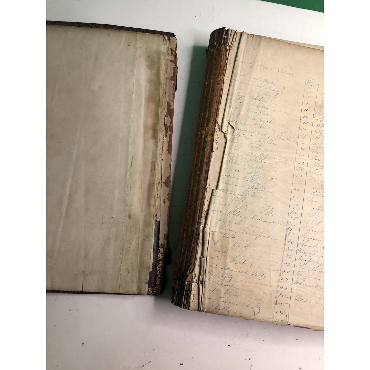 RARE Antique Bound Book of Various Sheet Music Circa Mid 1800’s Custom