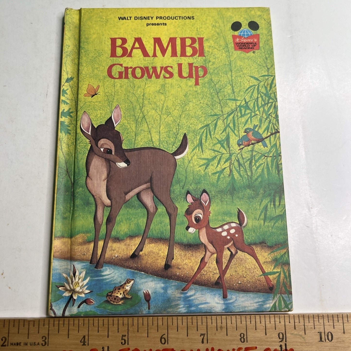 1979 Walt Disney's Wonderful World Of Reading BAMBI GROWS UP HC Children’s Book