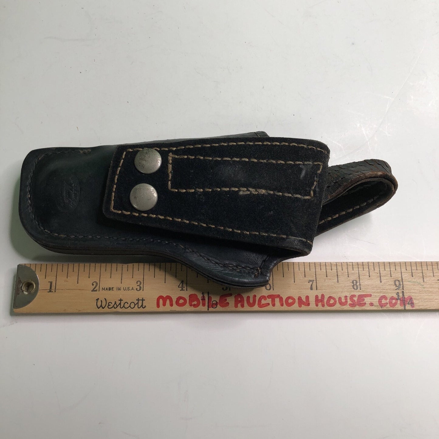 Vintage Bucheimer Black Leather Gun Holster B2604 Adjustable