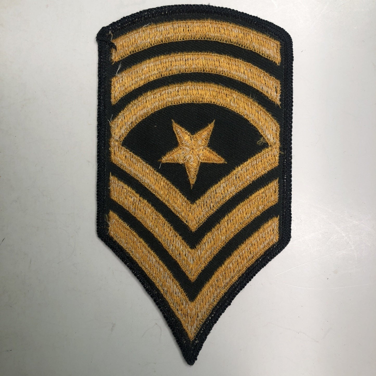 Vintage United States Army Sergeant Major Military Embroidered Patch