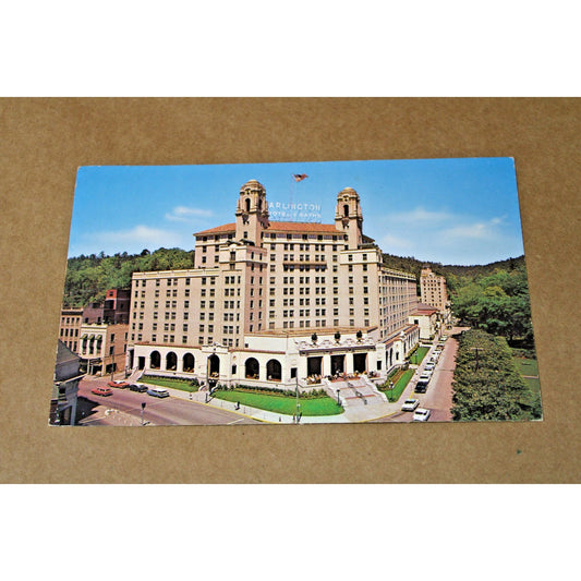 Vintage Postcard The Arlington Hotel Building Hot Springs National Park Arkansas