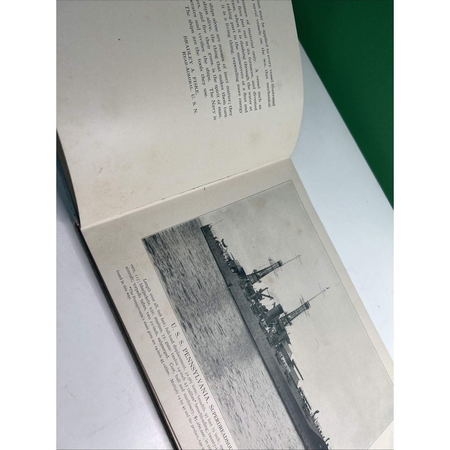 1917 THE U.S. NAVY Ships Pictured By E. MULLER, JR Photos U.S.S. Alabama Mobile