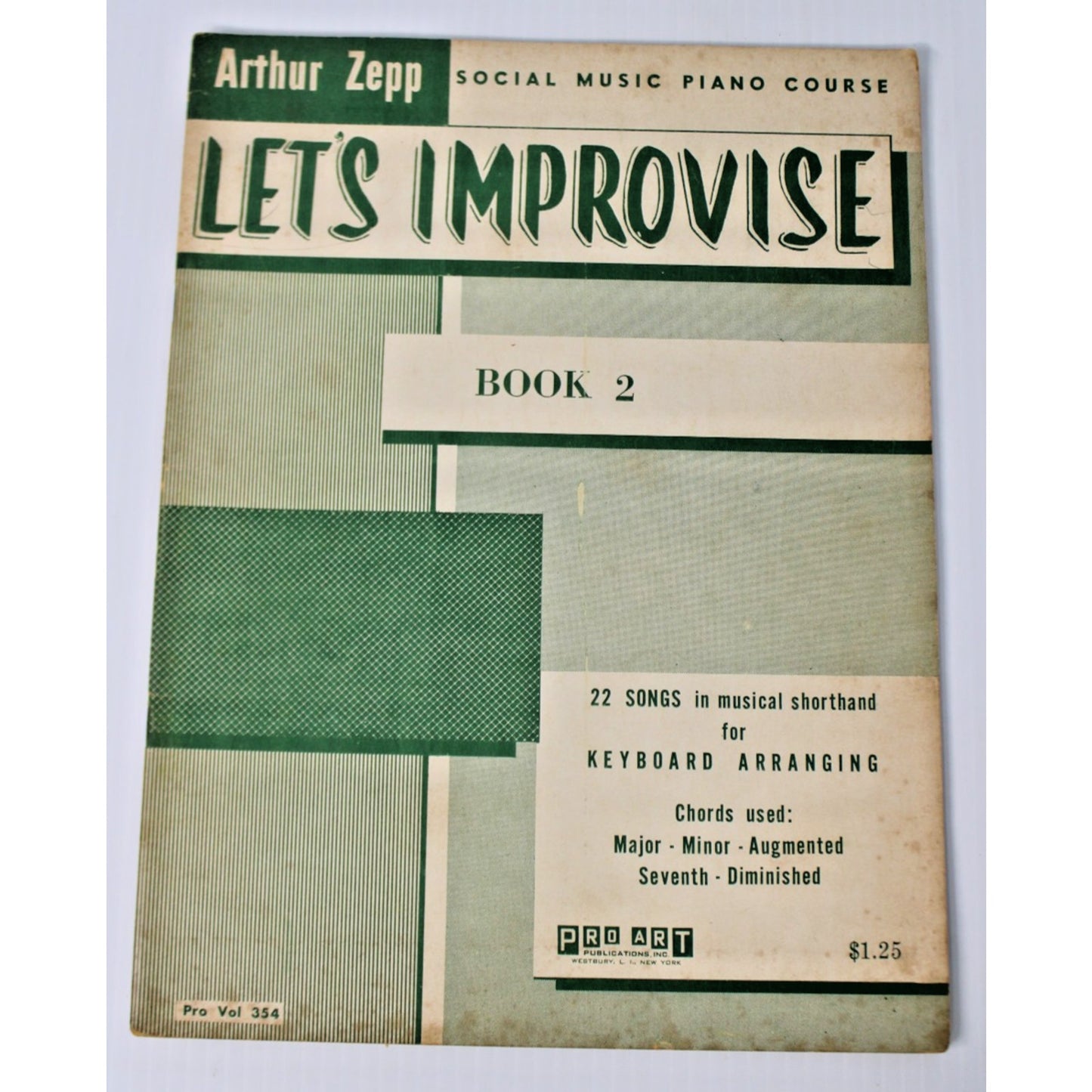 3 Vintage Piano Technique Books- Arthur Zepp "Let's Improvise!" 1 & 2 + Bonus!