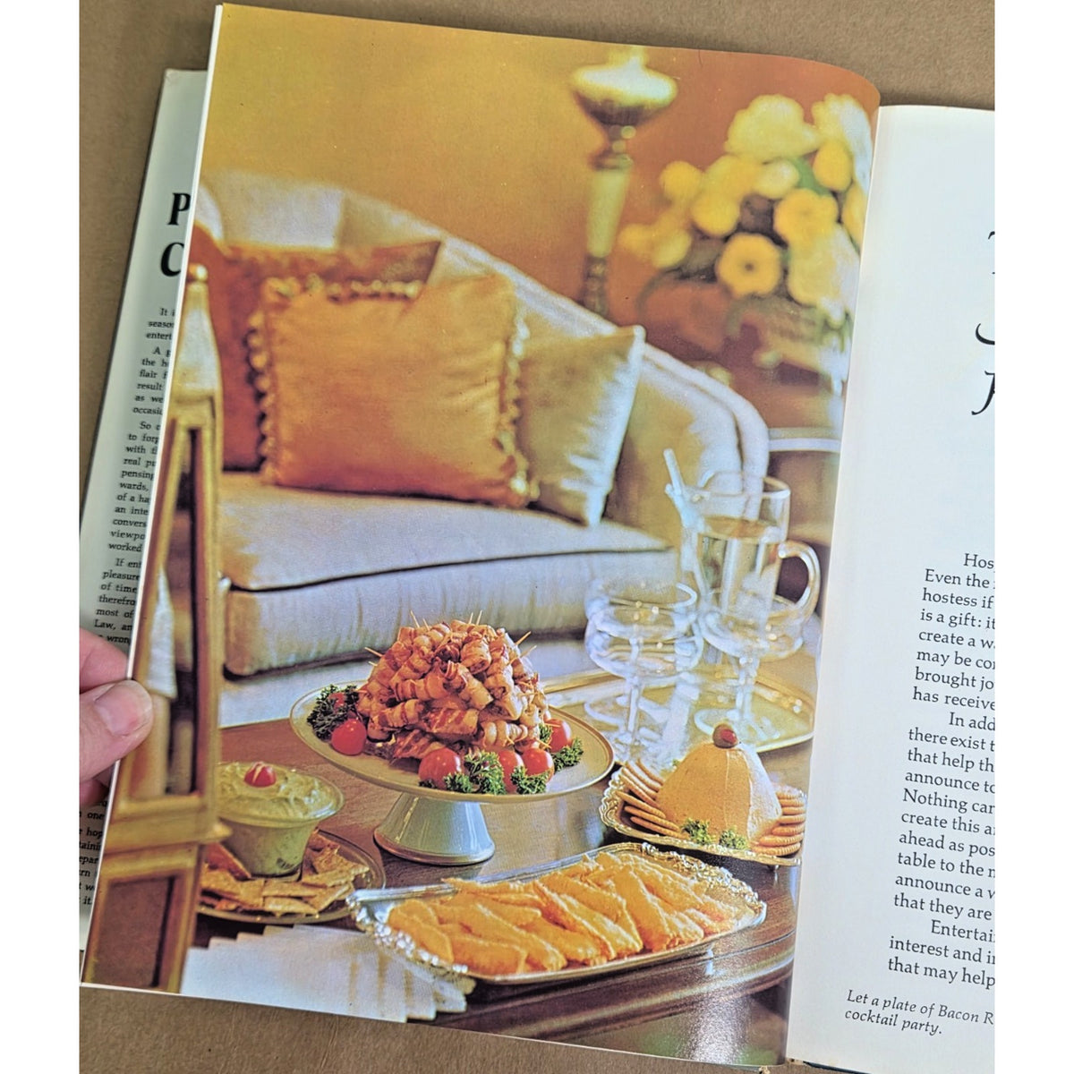 Vintage 1976 Southern Living Party Cookbook - Celia Marks Retro Entertaining