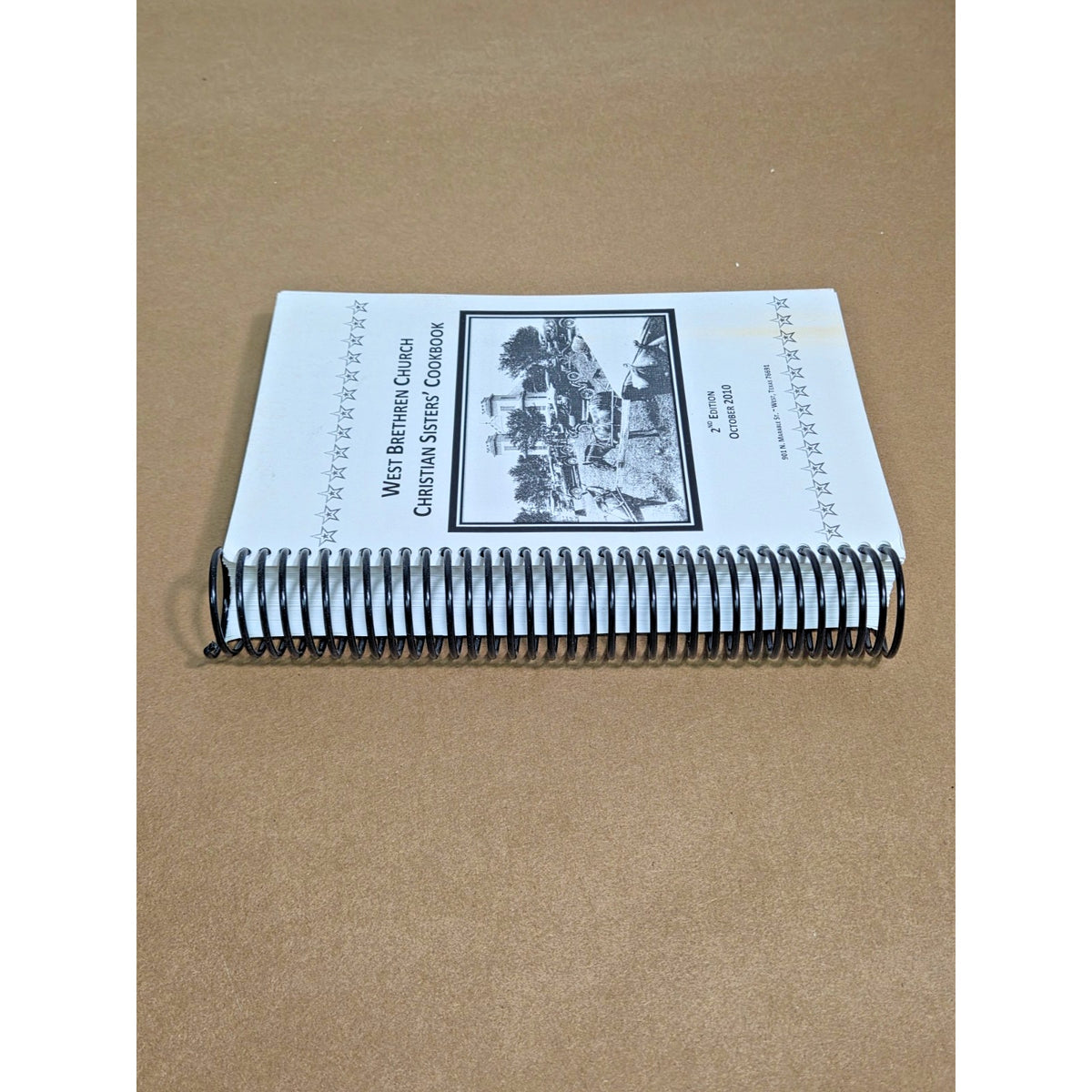 Vintage West Brethren Church Czech Sisters Cookbook - Texas History Recipes 2010