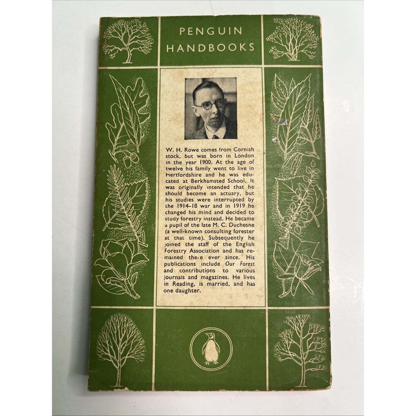 Trees and Shrubs 1951 PB by W. H. Rowe Illustrated