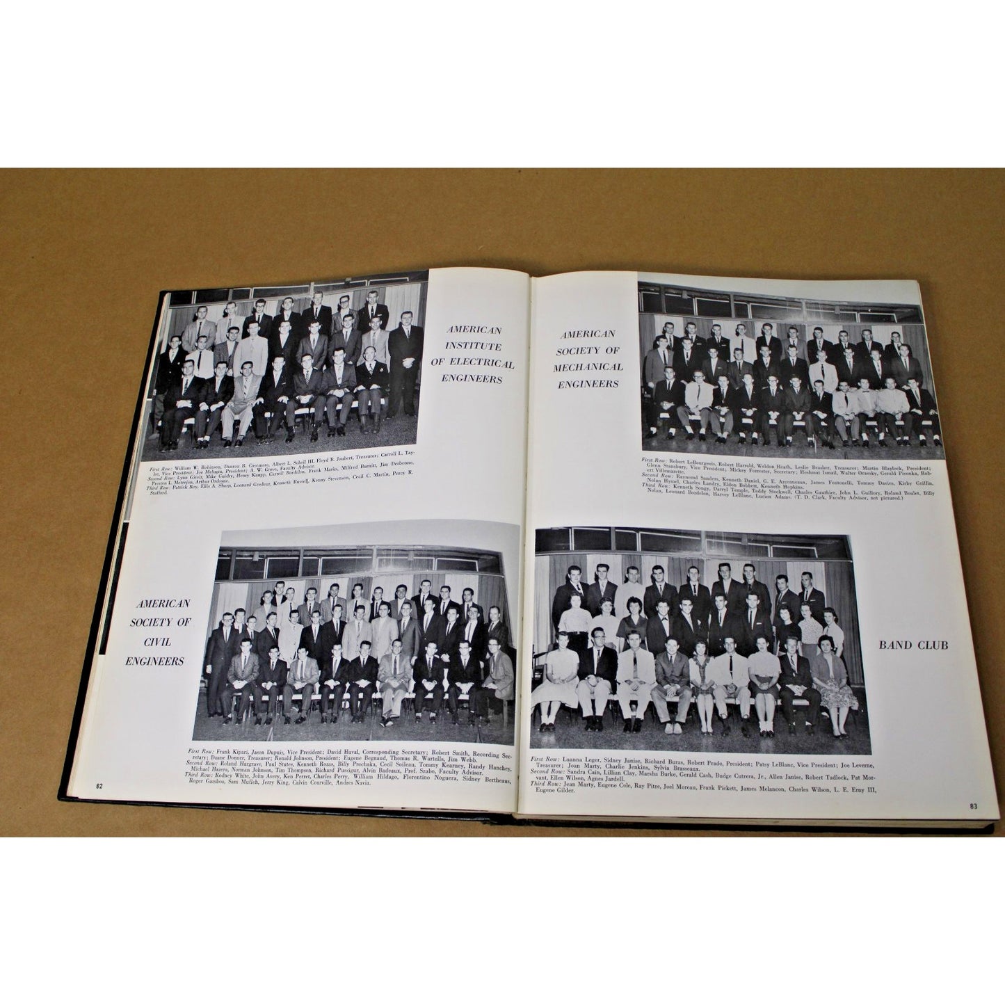 1961 University of Southwestern Louisiana "L'acadien" Vintage Yearbook