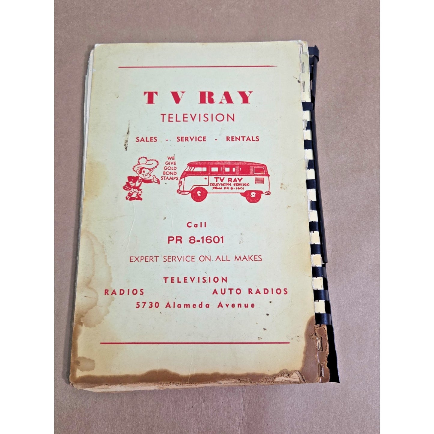Rare Vintage 1959 El Paso Texas Community Cookbook - Foursquare Church