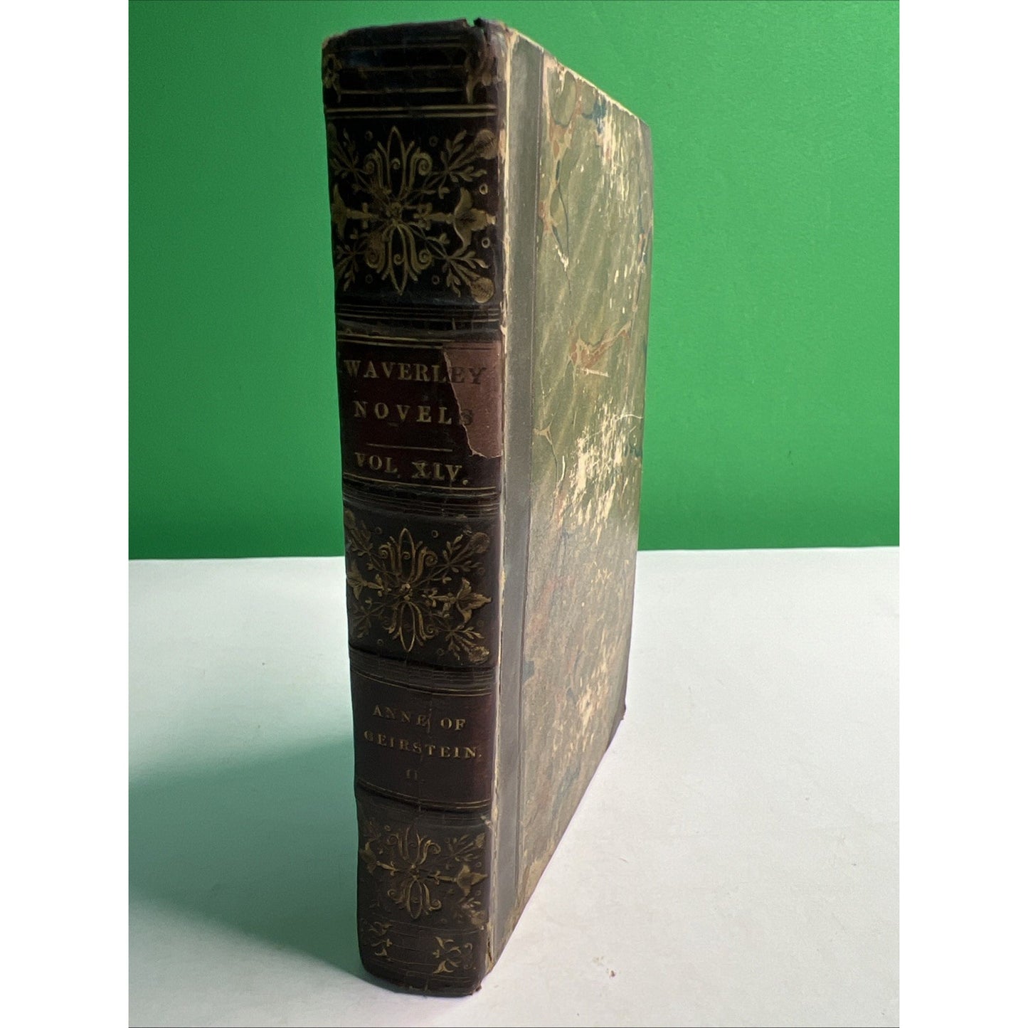 RARE Waverley Novels 1833 Edition Anne Of Geierstein Maiden Of The Mist HC