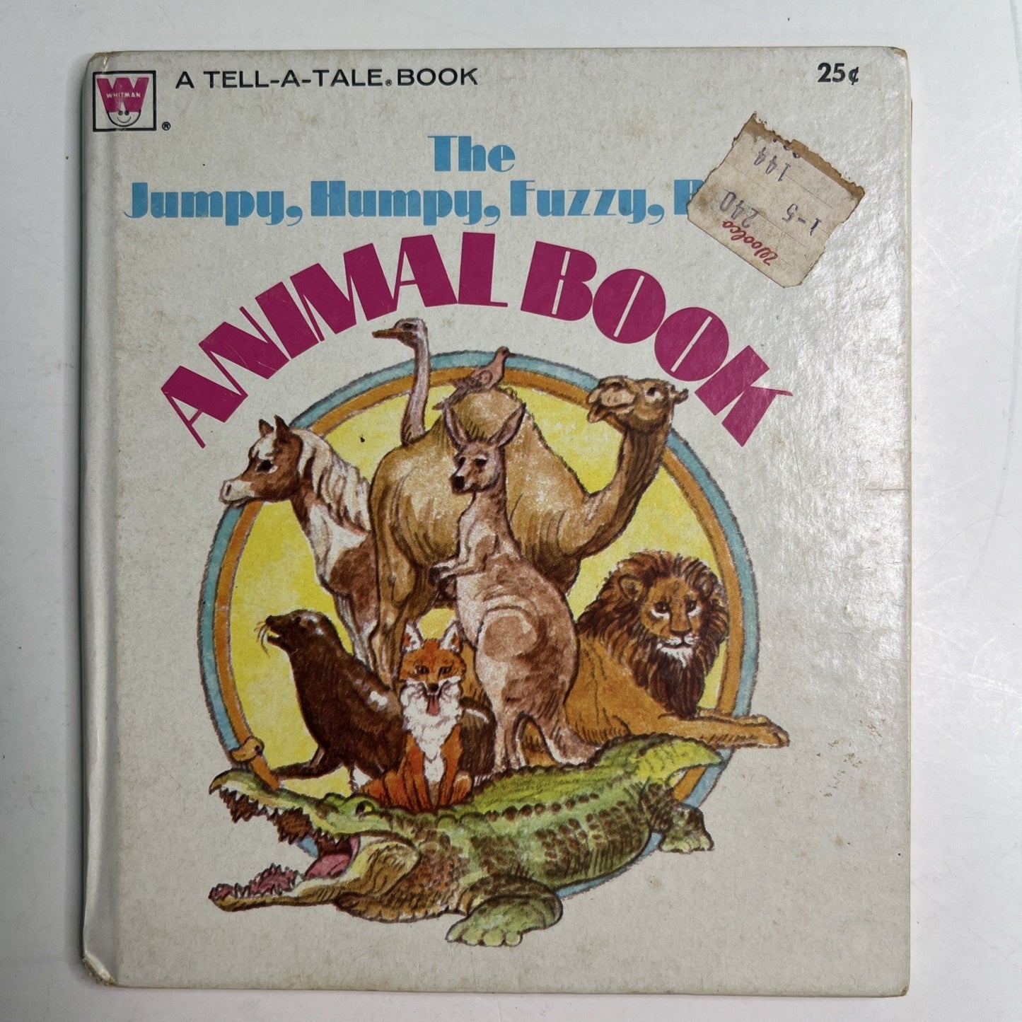 The Jumpy, Humpy, Fuzzy, Buzzy Animal Book Tell-A-Tale 1973 Davis Stone