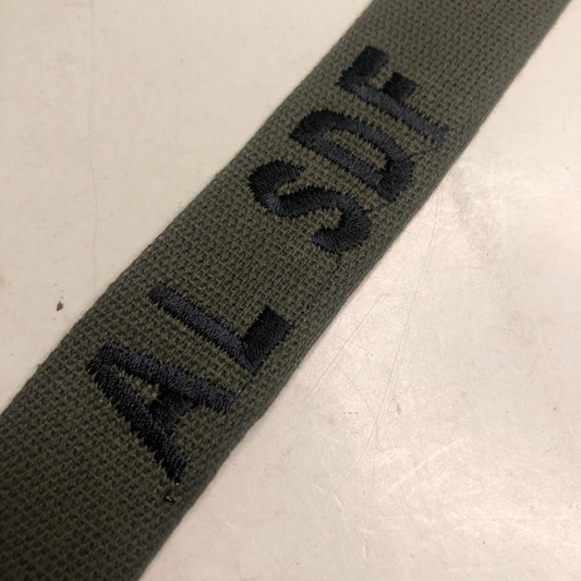 AL SDF MILITARY PATCH SEW ON NAME TAPE TAG US ARMY OLD STOCK