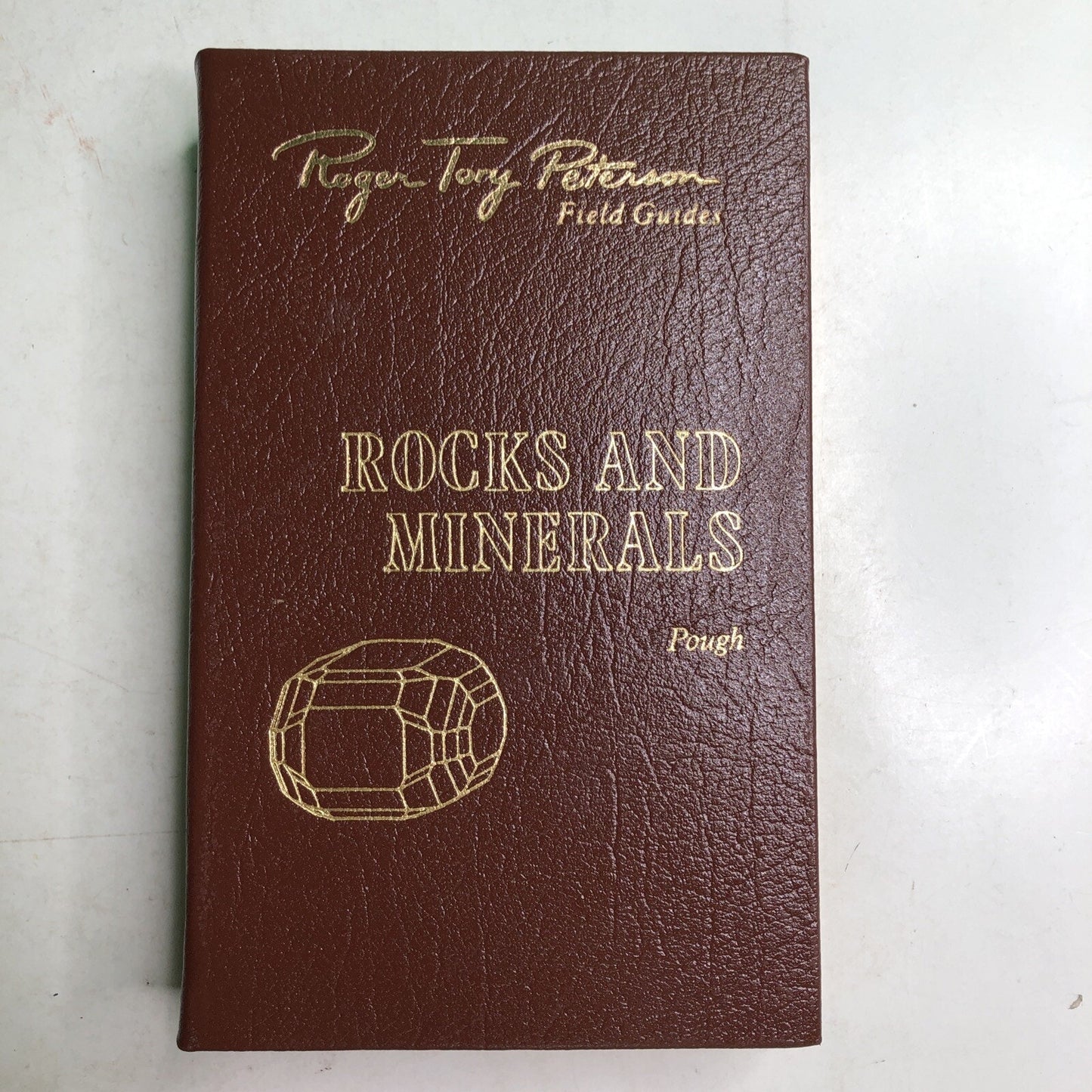 Roger Tory Peterson Field Guides: ROCKS & MINERALS HC Leather Bound Bookplate