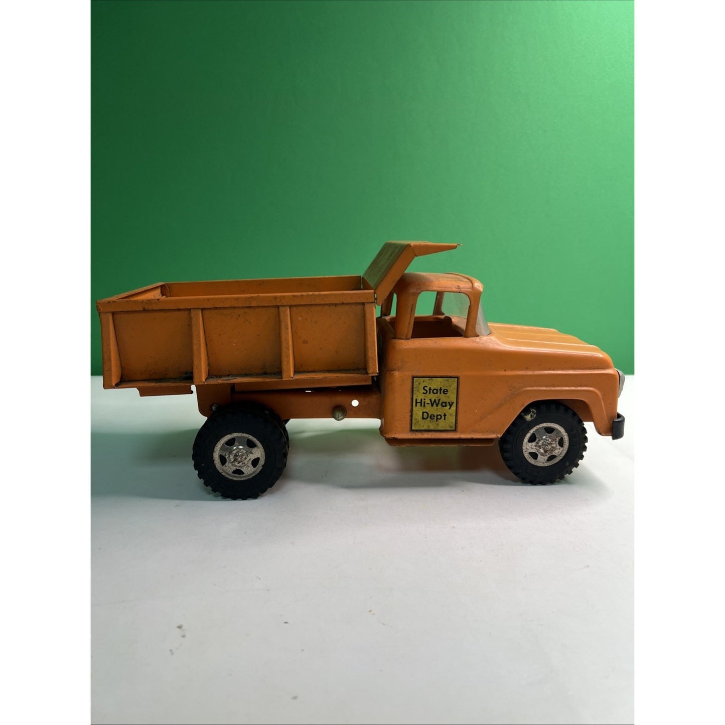 Vintage Pressed Steel 1960 Tonka Toys State Hi-Way Dump Truck Dually Original