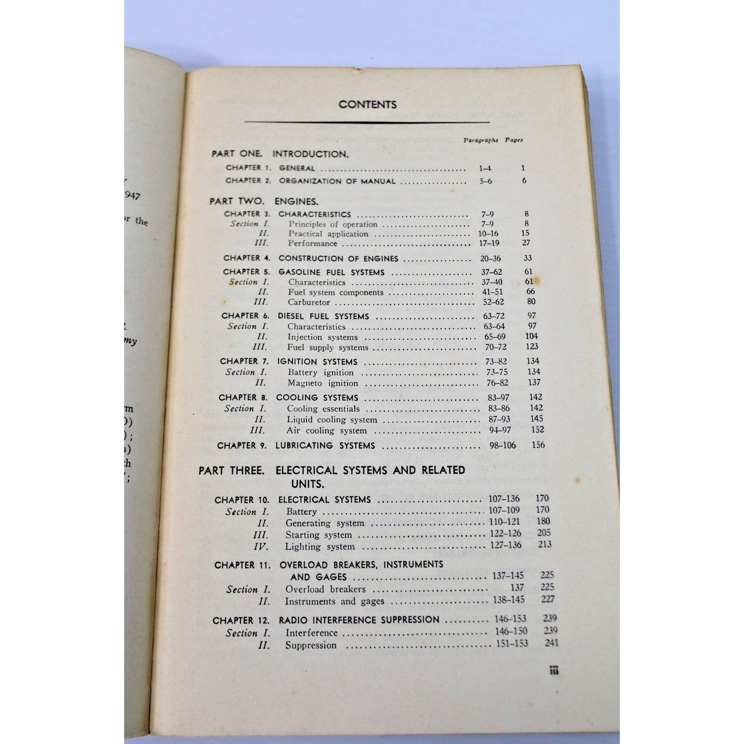 US Army Technical Book TM9-2700 Principles of Automotive Vehicles, 1947 Post-WW2