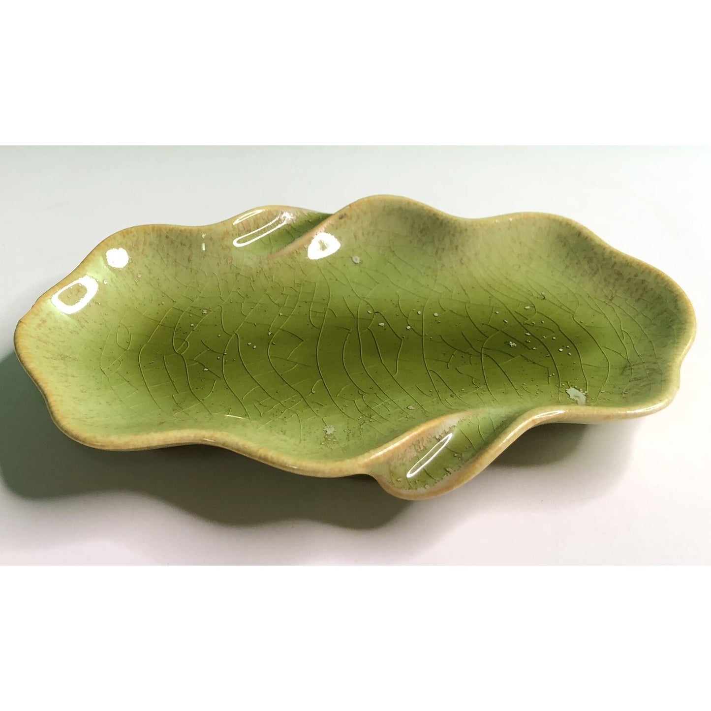 Rare Vintage Pinewood Pottery ASHTRAY TRINKET TRAY By EDITH HARWELL Fairhope AL