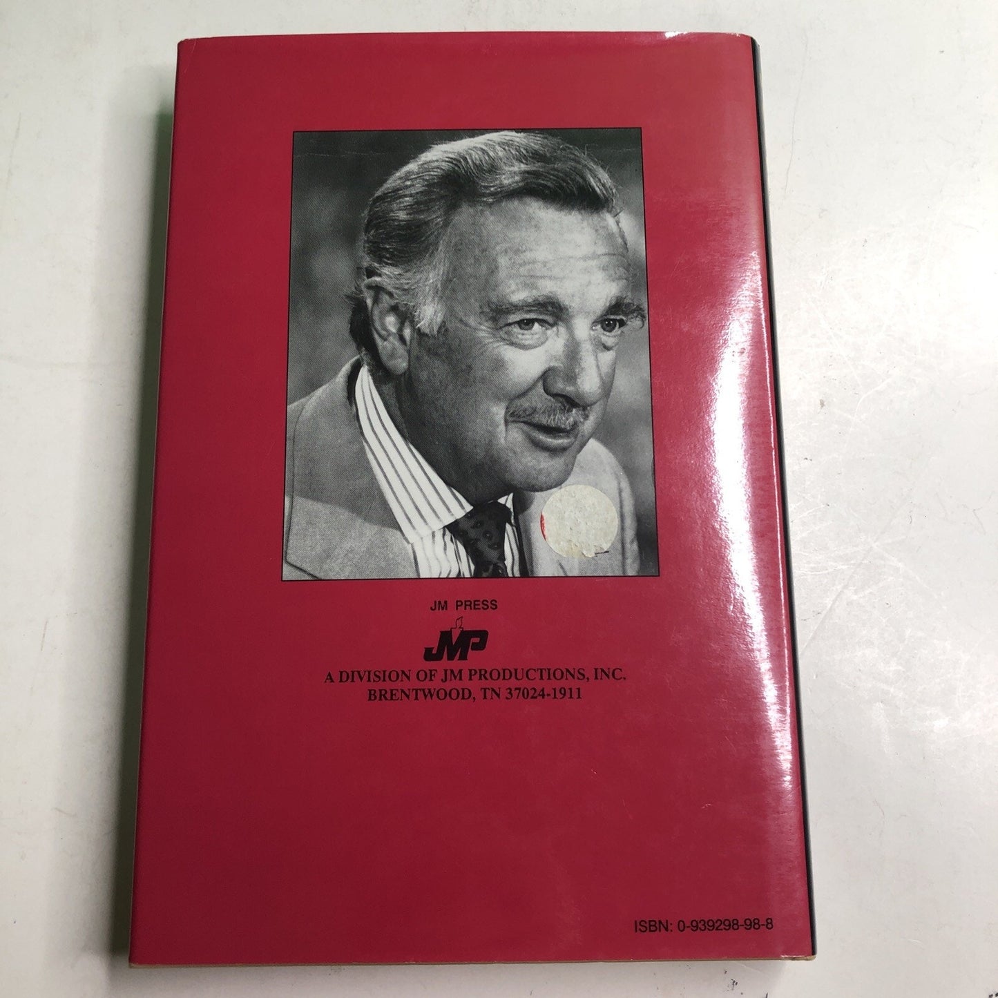 Walter Cronkite: His Life and Times by Doug James 1991 HC DJ SIGNED BY AUTHOR