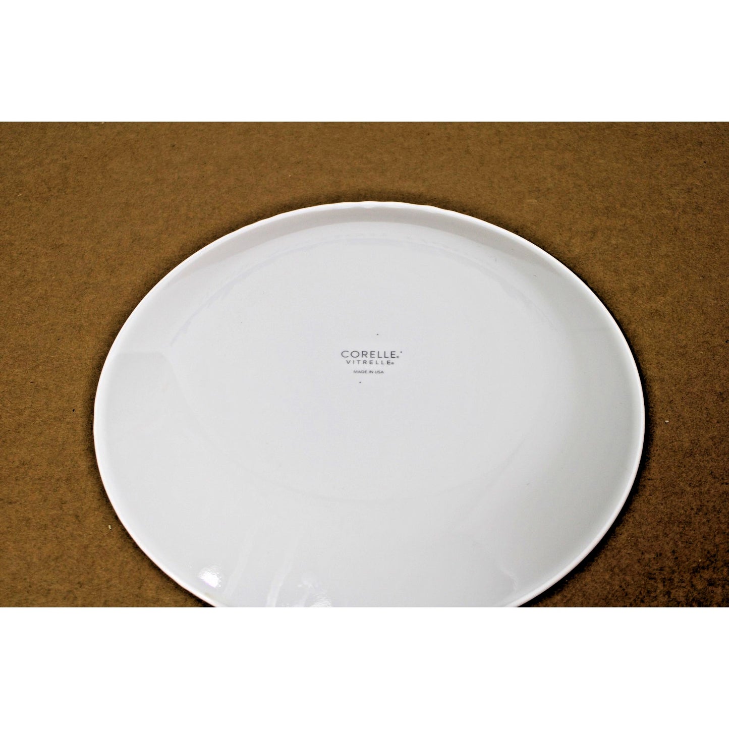 Corelle Madeline Embossed White Dinner Plate, 10.25" Frost White